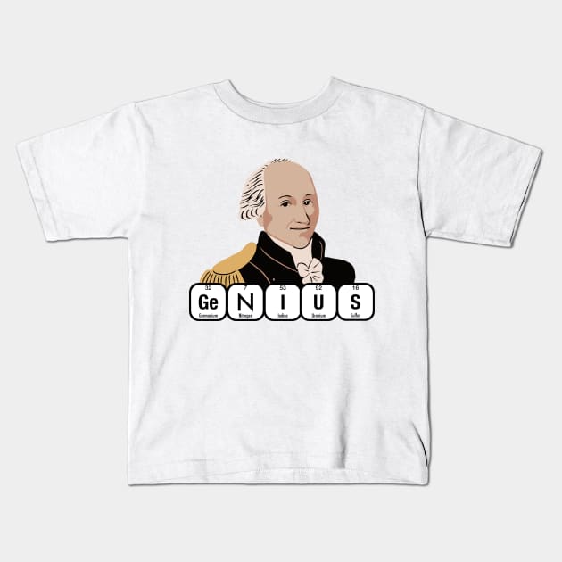 Charles Augustin de Coulomb Genius Kids T-Shirt by firstsapling@gmail.com